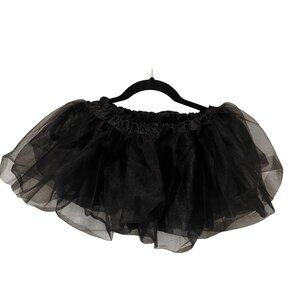 Black Tulle Layered‎ Puff Skirt For Kids Size PM 100% Polyester